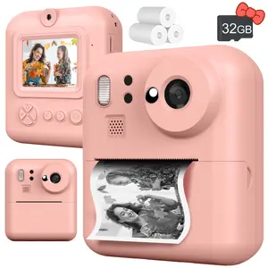 Children's camera toys,children's digital camera gifts,suitable for girls and boys aged 3-12,Christmas and birthday gifts,equipped with 32GB memory card,suitable for children aged 3,4,5,6,7,8,9,10,11and12